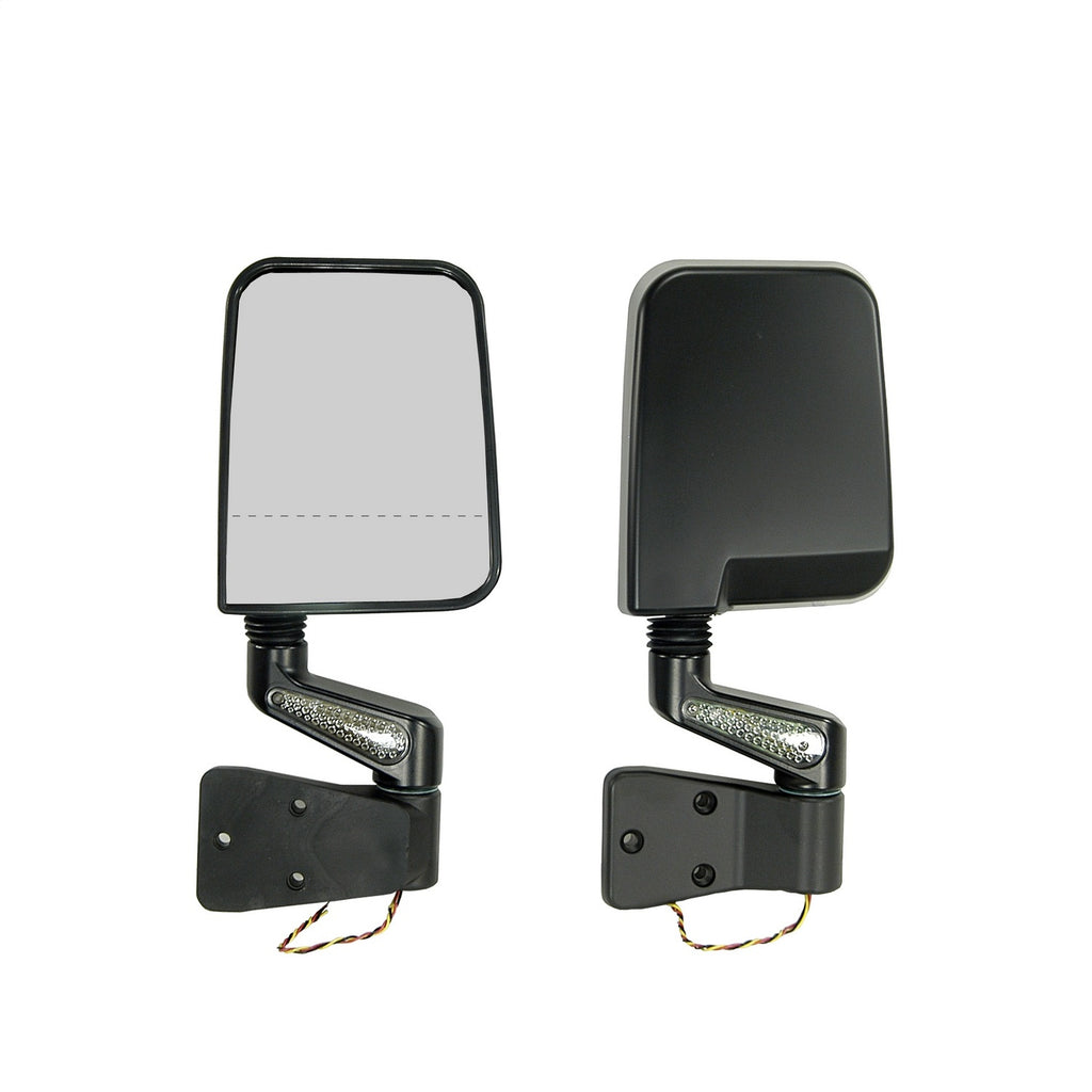 Rugged Ridge 11015.02 LED Mirror for Select Jeep TJ, Jeep Wrangler