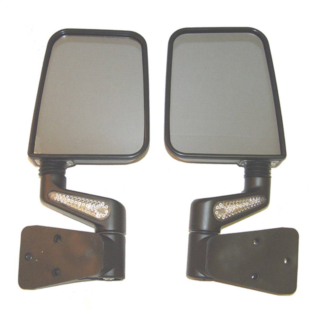 Rugged Ridge 11015.20 LED Heated Mirror for Select Jeep TJ, Jeep Wrangler