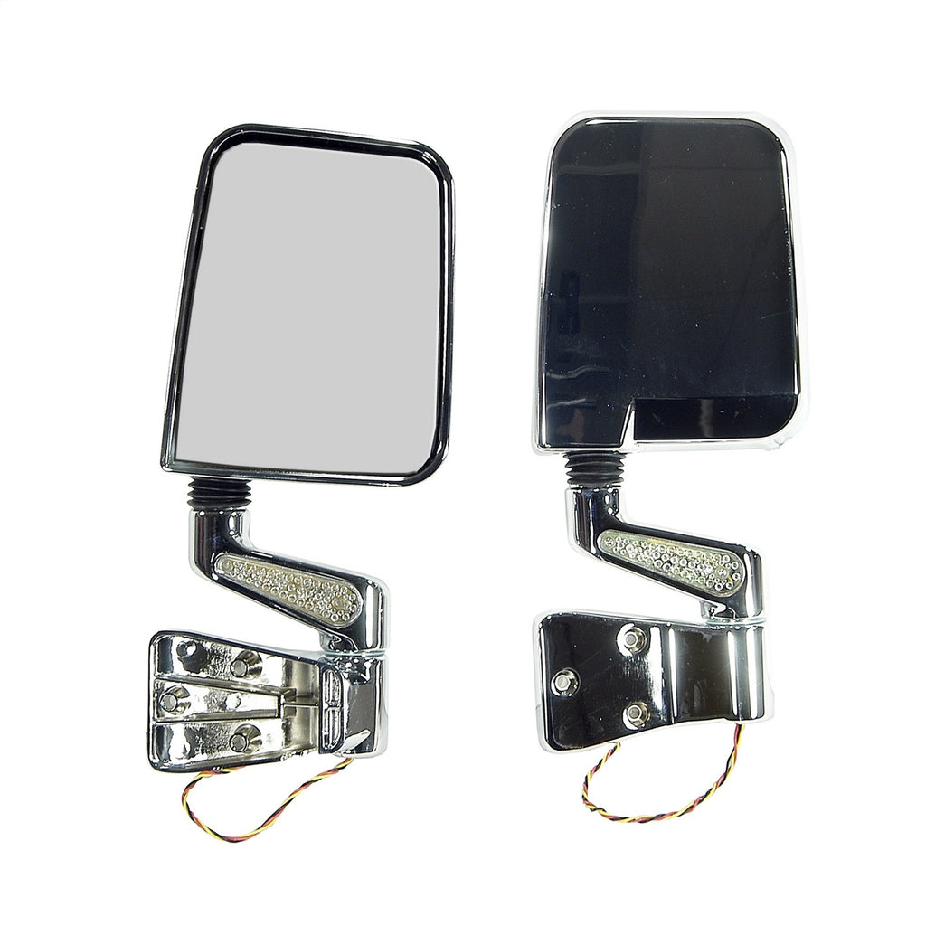 Rugged Ridge 11016.01 LED Mirror for Select Jeep TJ, Jeep Wrangler