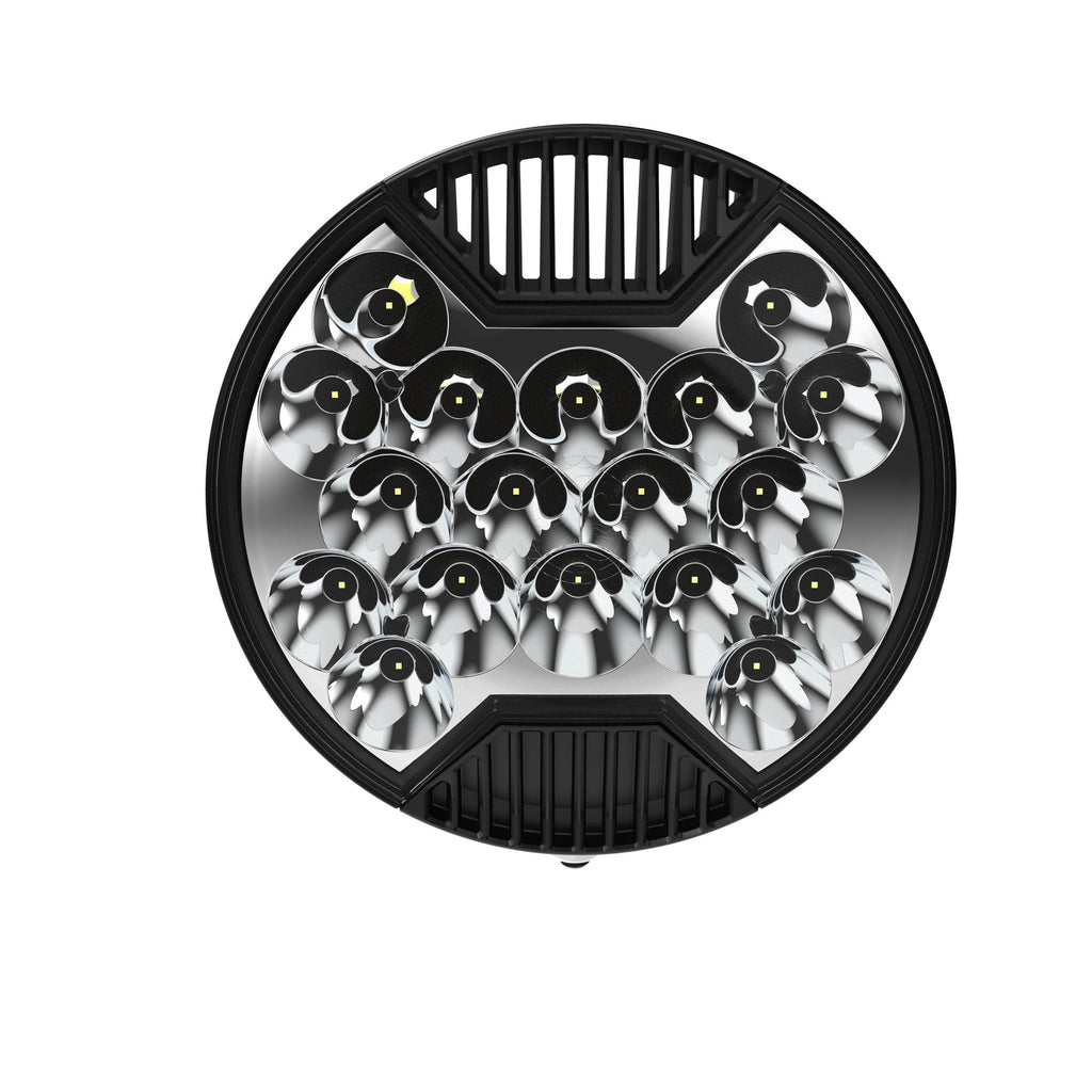 KC HiLiTES 1101 SlimLite 8" LED - Single Light - 138W Spot Beam