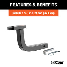 Load image into Gallery viewer, CURT 110203 Class 1 Trailer Hitch, 1-1/4" Ball Mount, Select Smart Fortwo