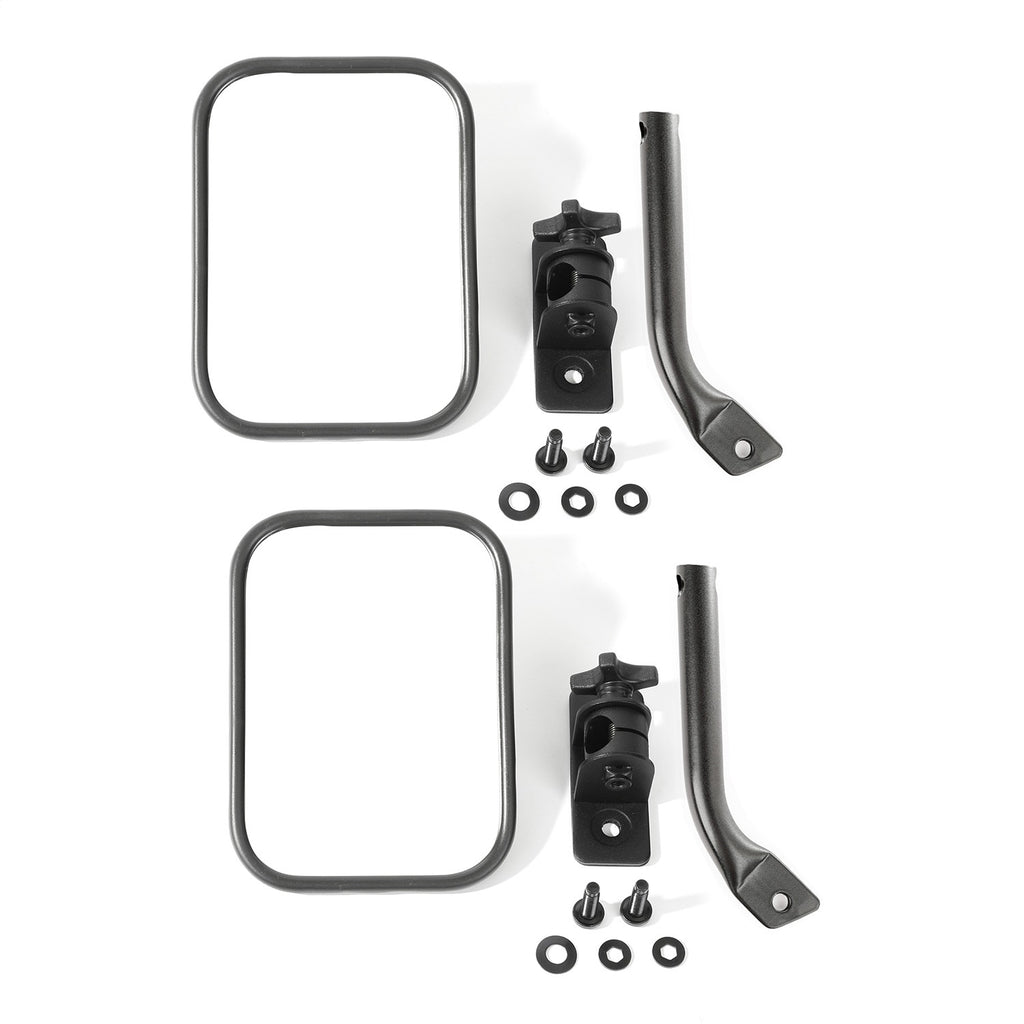 Rugged Ridge 11025.22 Stubby Trail Mirror for Select Jeep TJ, Jeep Wrangler, Jeep Wrangler JK