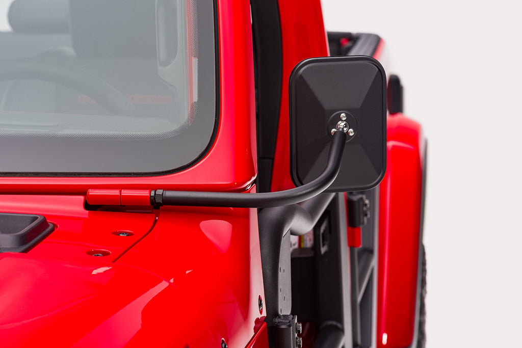 Rugged Ridge 11025.24 Rectangular Trail Mirror for Select Jeep Gladiator, Jeep Wrangler