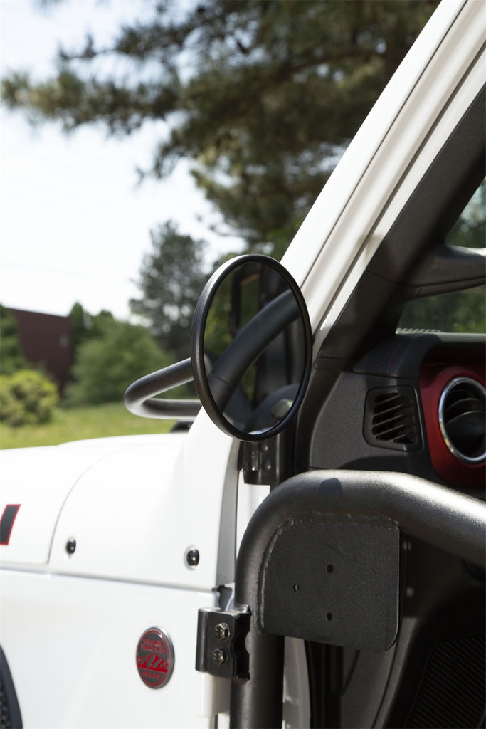 Rugged Ridge 11025.25 Round Trail Mirror Kit for Select Jeep Gladiator, Jeep Wrangler