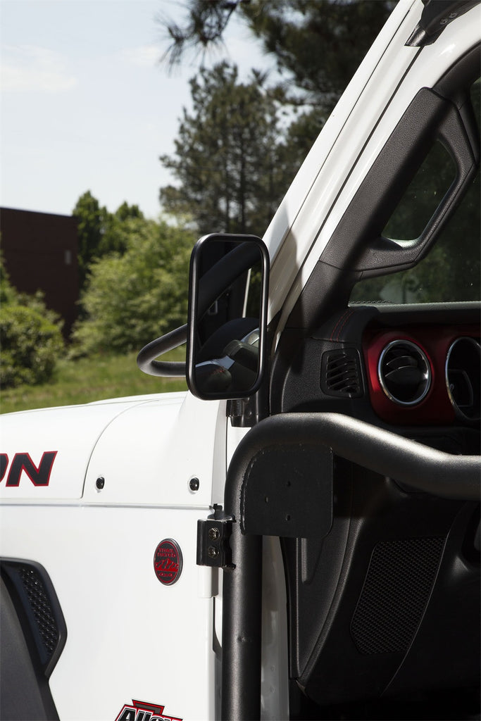 Rugged Ridge 11025.26 Rectangular Trail Mirror Kit for Select Jeep Gladiator, Jeep Wrangler