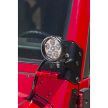 Load image into Gallery viewer, Rugged Ridge 11027.02 Windshield Hinge Light Bracket for Select Jeep TJ, Jeep Wrangler