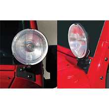 Load image into Gallery viewer, Rugged Ridge 11027.03 Windshield Hinge Light Bracket for Select Jeep Wrangler, Jeep Wrangler JK