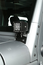 Load image into Gallery viewer, Rugged Ridge 11027.04 Windshield Auxiliary Light Brackets for Select Jeep Wrangler, Jeep Wrangler JK