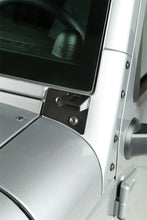 Load image into Gallery viewer, Rugged Ridge 11027.04 Windshield Auxiliary Light Brackets for Select Jeep Wrangler, Jeep Wrangler JK