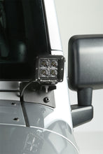 Load image into Gallery viewer, Rugged Ridge 11027.04 Windshield Auxiliary Light Brackets for Select Jeep Wrangler, Jeep Wrangler JK