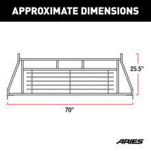 Load image into Gallery viewer, ARIES 111002 Classic Black Steel Headache Rack, Select Ford F-150 for Select Ford F-150