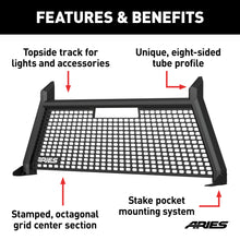 Load image into Gallery viewer, ARIES 1110102 AdvantEDGE Black Aluminum Headache Rack; Select Ford F-150 - Truck Part Superstore