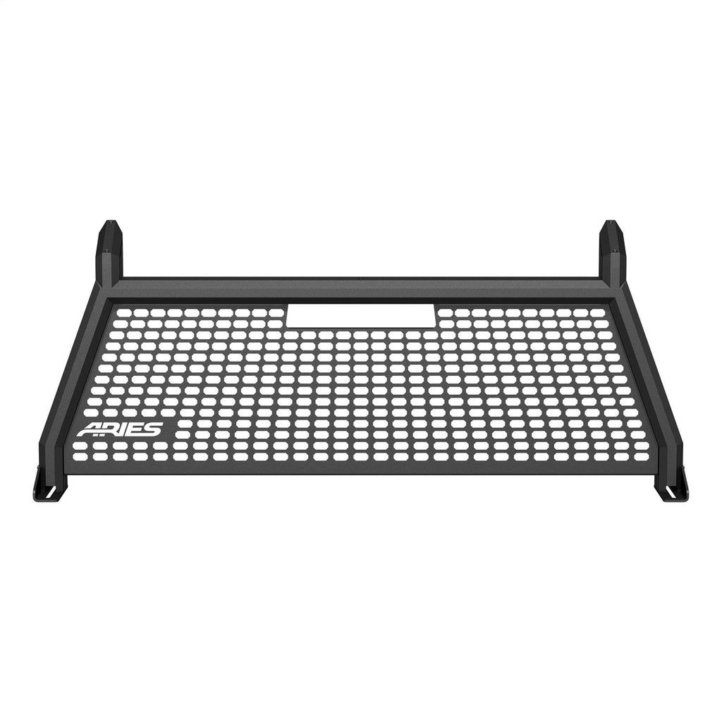 ARIES 1110104 AdvantEDGE Black Aluminum Headache Rack; Select Chevrolet Silverado; GMC Sierra - Truck Part Superstore