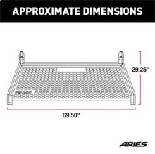 Load image into Gallery viewer, ARIES 1110104 AdvantEDGE Black Aluminum Headache Rack; Select Chevrolet Silverado; GMC Sierra - Truck Part Superstore