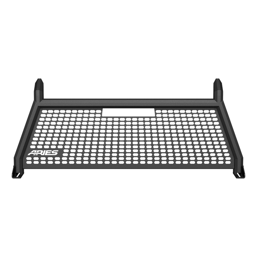 ARIES 1110105 AdvantEDGE Black Aluminum Headache Rack; Select Silverado; Sierra 2500; 3500 HD - Truck Part Superstore