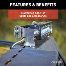 Load image into Gallery viewer, ARIES 1110110 Switchback Black Aluminum Headache Rack, Select Chevrolet Silverado, GMC Sierra for Select Chevrolet Silverado 2500 HD