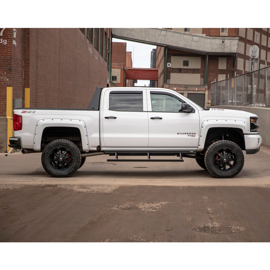 ARIES 1110110 Switchback Black Aluminum Headache Rack, Select Chevrolet Silverado, GMC Sierra for Select Chevrolet Silverado 2500 HD