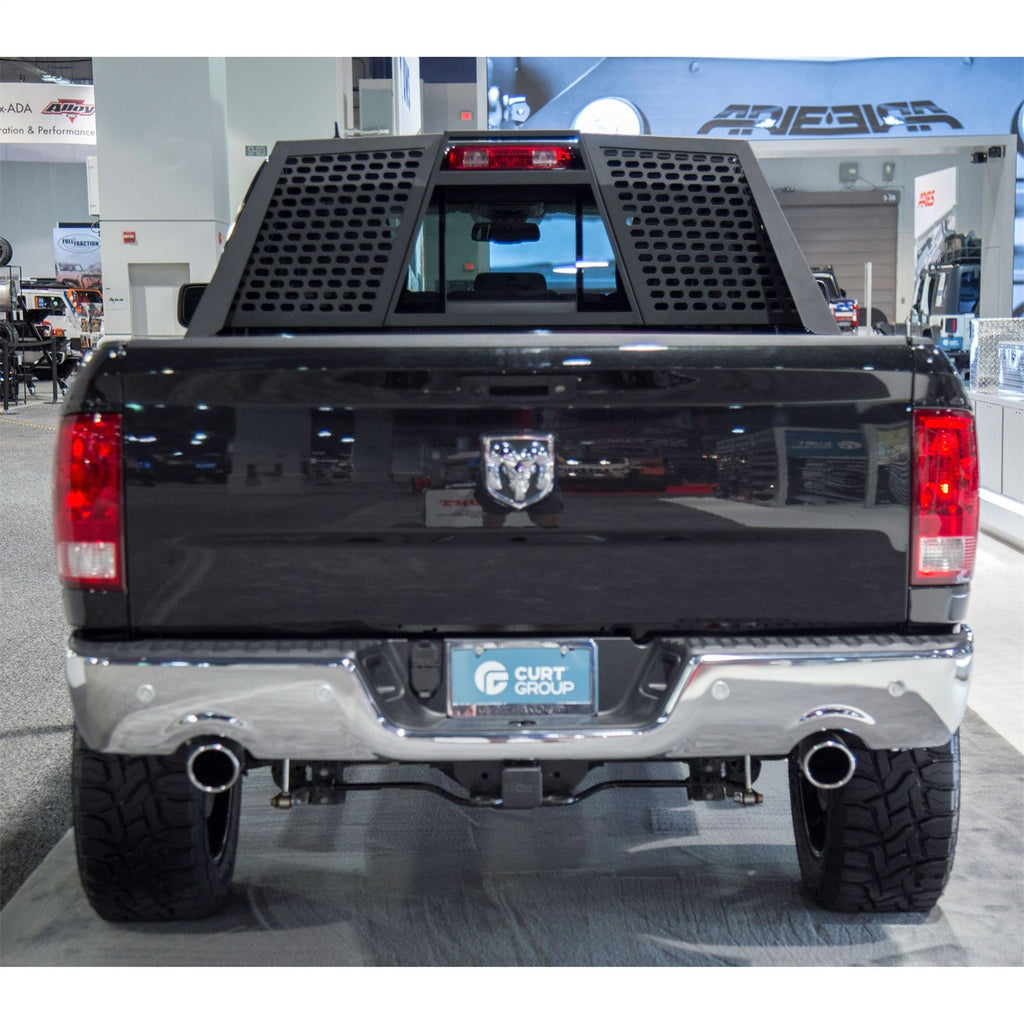 ARIES 1110111 Switchback Black Aluminum Headache Rack; Select Dodge; Ram 1500; 2500; 3500 - Truck Part Superstore