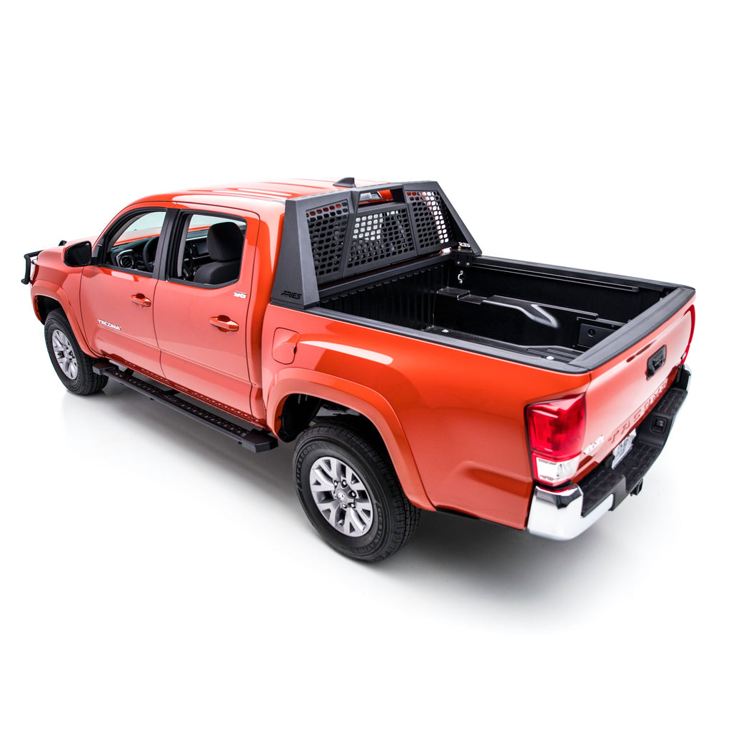 ARIES 1110114 Switchback Black Aluminum Headache Rack, Select Toyota Tacoma for Select Toyota Tacoma