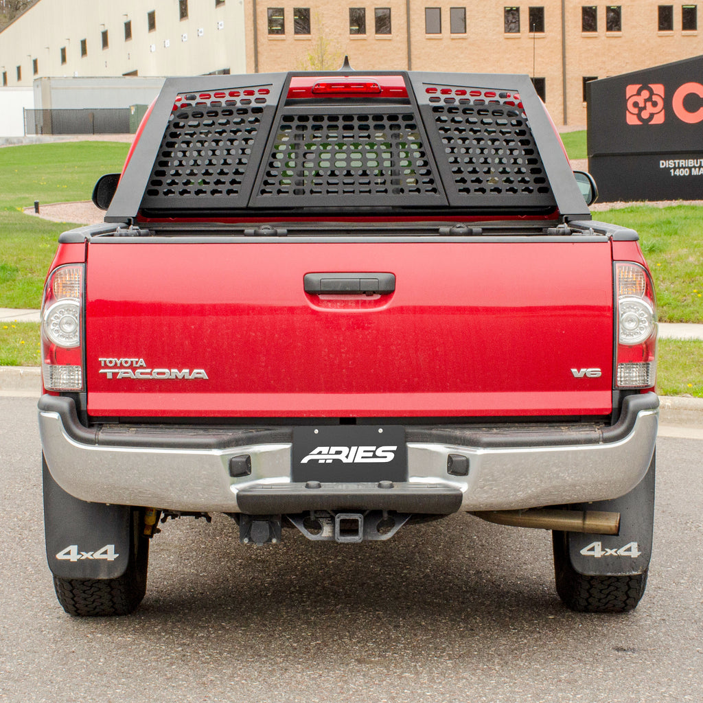 ARIES 1110114 Switchback Black Aluminum Headache Rack, Select Toyota Tacoma for Select Toyota Tacoma