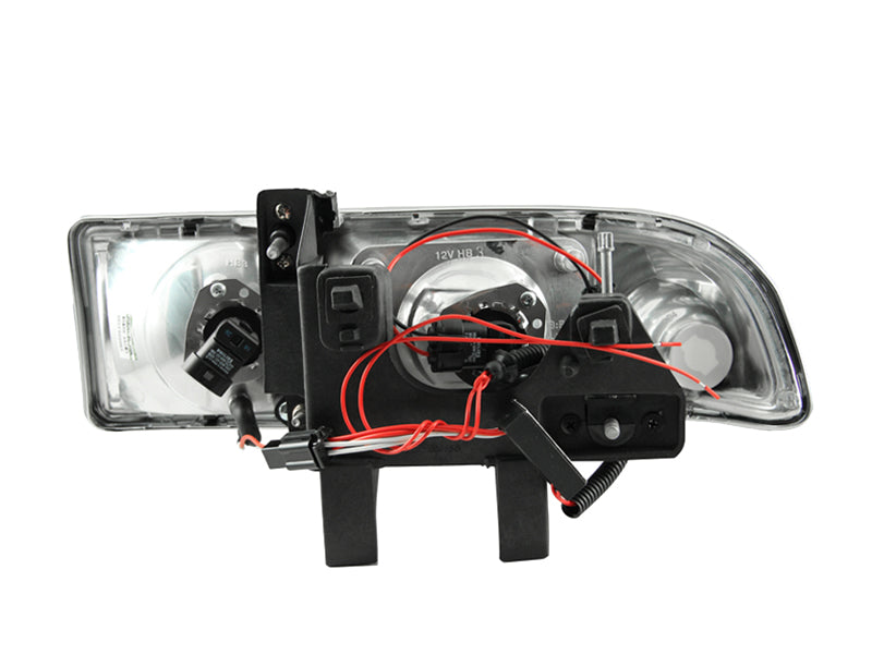 ANZO USA 111015 Projector Headlight Set w/Halo for Select Chevrolet Blazer, Chevrolet S10