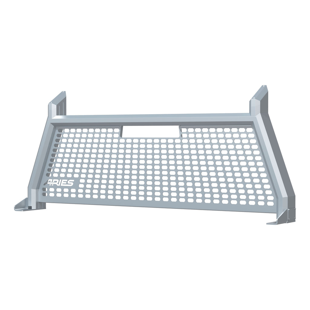 ARIES 1110205 AdvantEDGE Chrome Aluminum Headache Rack, Select Silverado, Sierra 2500, 3500 HD for Select Chevrolet Silverado 3500 HD
