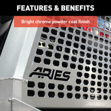 Load image into Gallery viewer, ARIES 1110205 AdvantEDGE Chrome Aluminum Headache Rack, Select Silverado, Sierra 2500, 3500 HD for Select Chevrolet Silverado 3500 HD
