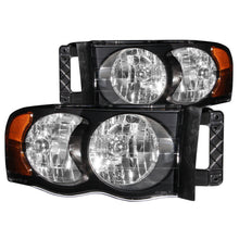 Load image into Gallery viewer, ANZO USA 111022 Crystal Headlight Set for Select Dodge Ram 1500, Dodge Ram 2500, Dodge Ram