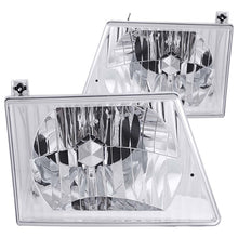 Load image into Gallery viewer, ANZO USA 111026 Crystal Headlight Set for Select Ford E-150, Ford E-150 Club Wagon, Ford E-150 Econoline, Ford E-150 Econoline Club Wagon, Ford E-250, Ford E-250 Econoline, Ford E-350 Club Wagon, Ford E-350 Econoline, Ford E-350 Econoline Club Wagon,