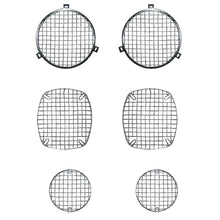 Load image into Gallery viewer, Rugged Ridge 11102.01 Stone Guard Kit Head Light Protectors for Select Jeep CJ5, Jeep CJ7, Jeep Scrambler