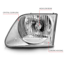 Load image into Gallery viewer, ANZO USA 111030 Crystal Headlight Set for Select Ford Expedition, Ford F-150, Ford F-150 Heritage