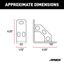 Load image into Gallery viewer, ARIES 1110310 AdvantEDGE Headache Rack Tie-Down Anchors (2-Pack)