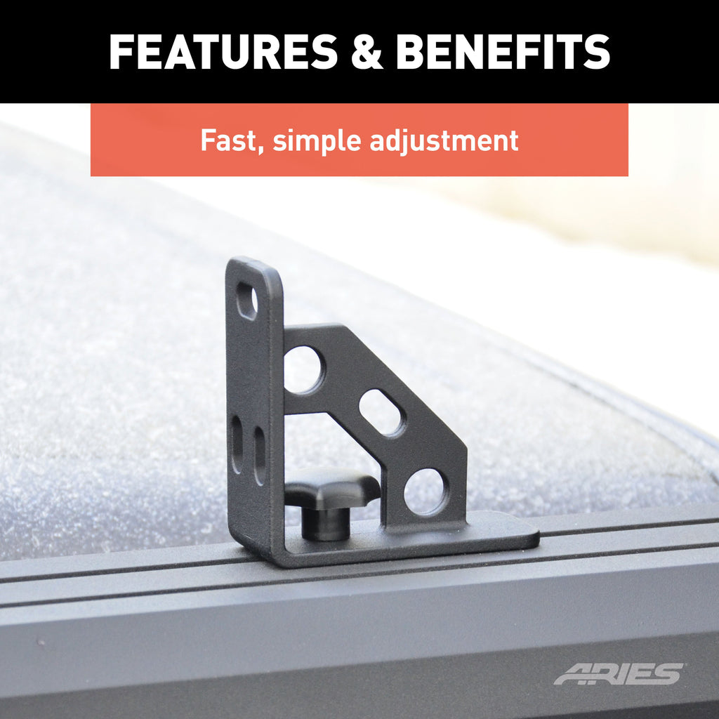 ARIES 1110310 AdvantEDGE Headache Rack Tie-Down Anchors (2-Pack)