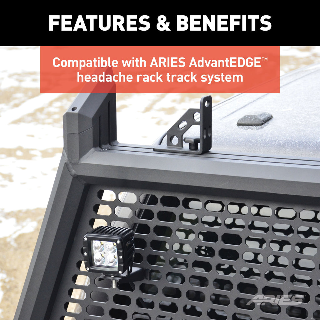 ARIES 1110310 AdvantEDGE Headache Rack Tie-Down Anchors (2-Pack)