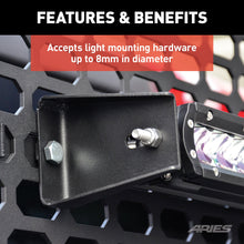 Load image into Gallery viewer, ARIES 1110311 Headache Rack Light Mounting Brackets (2-Pack)