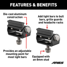 Load image into Gallery viewer, ARIES 1110312 Base-Mount Light Bar Brackets