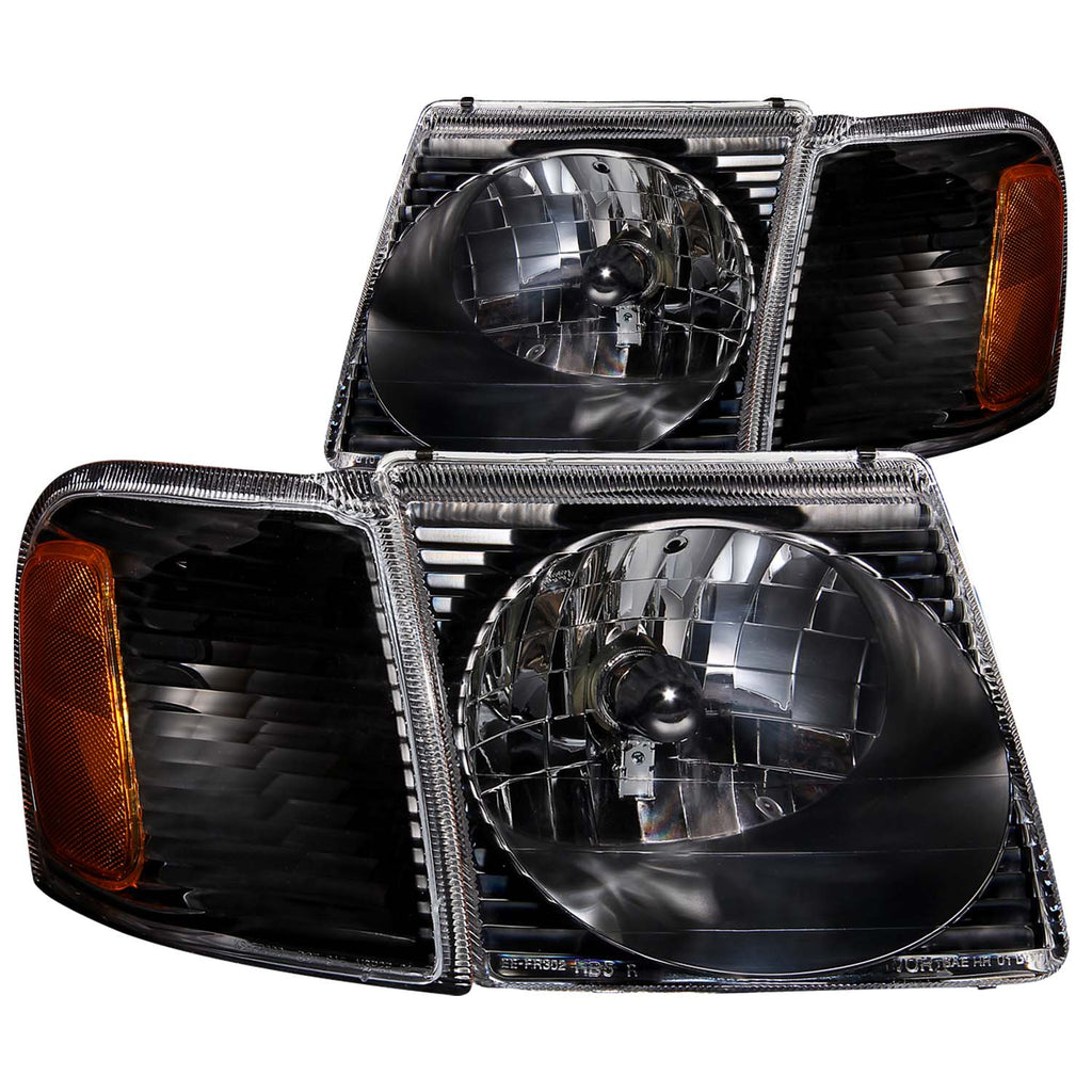 ANZO USA 111041 Crystal Headlight Set for Select Ford Explorer Sport Trac