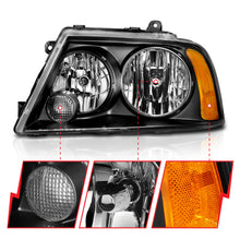 Load image into Gallery viewer, ANZO USA 111045 Crystal Headlight Set for Select Lincoln Navigator