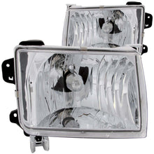 Load image into Gallery viewer, ANZO USA 111049 Crystal Headlight Set for Select Nissan Frontier, Nissan Xterra