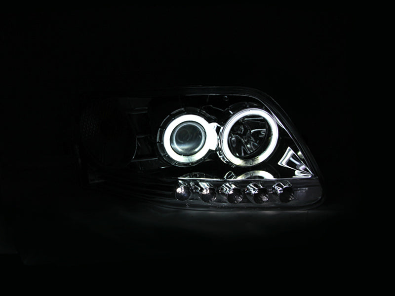 ANZO USA 111054 Projector Headlight Set w/Halo for Select Ford Expedition, Ford F-150, Ford F-150 Heritage
