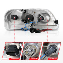 Load image into Gallery viewer, ANZO USA 111054 Projector Headlight Set w/Halo for Select Ford Expedition, Ford F-150, Ford F-150 Heritage