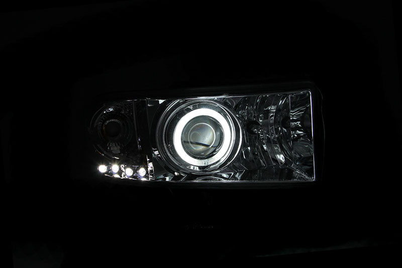 ANZO USA 111056 Projector Headlight Set w/Halo for Select Dodge Ram 1500, Dodge Ram 2500, Dodge Ram