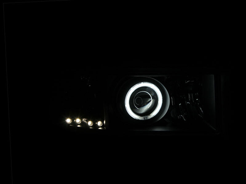 ANZO USA 111065 Projector Headlight Set w/Halo for Select Dodge Ram 1500, Dodge Ram 2500, Dodge Ram