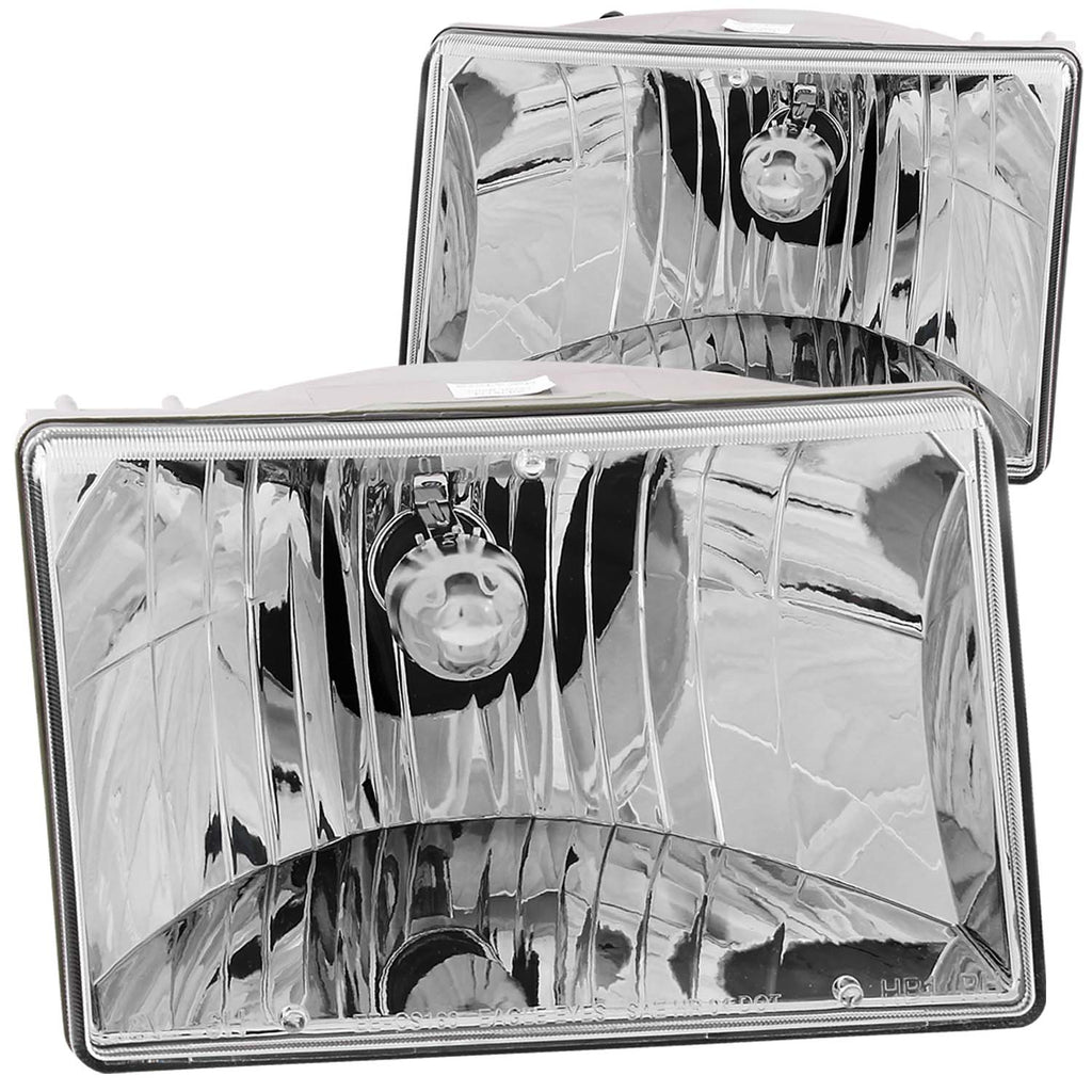 ANZO USA 111066 Crystal Headlight Set for Select Jeep Grand Cherokee