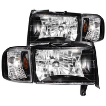 Load image into Gallery viewer, ANZO USA 111067 Crystal Headlight Set for Select Dodge Ram 1500, Dodge Ram 2500, Dodge Ram