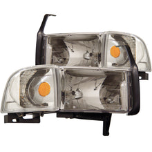 Load image into Gallery viewer, ANZO USA 111068 Crystal Headlight Set for Select Dodge Ram 1500, Dodge Ram 2500, Dodge Ram