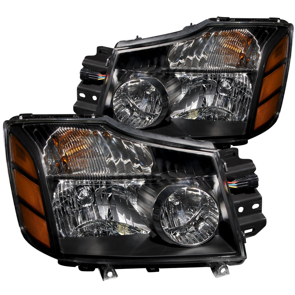 ANZO USA 111069 Crystal Headlight Set for Select Nissan Armada, Nissan TITAN