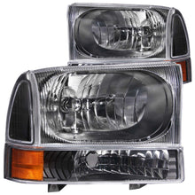 Load image into Gallery viewer, ANZO USA 111080 Crystal Headlight Set for Select Ford Excursion, Ford F-250 Super Duty, Ford F-350 Super Duty, Ford F-450 Super Duty, Ford F-550 Super Duty
