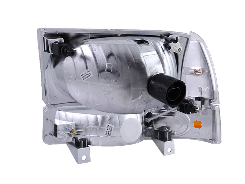 ANZO USA 111080 Crystal Headlight Set for Select Ford Excursion, Ford F-250 Super Duty, Ford F-350 Super Duty, Ford F-450 Super Duty, Ford F-550 Super Duty