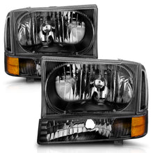 Load image into Gallery viewer, ANZO USA 111080 Crystal Headlight Set for Select Ford Excursion, Ford F-250 Super Duty, Ford F-350 Super Duty, Ford F-450 Super Duty, Ford F-550 Super Duty